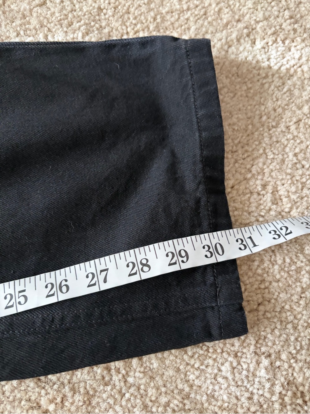 Still here New York black everyday relaxed leg mid rise denim jeans size 24 - Picture 14 of 15